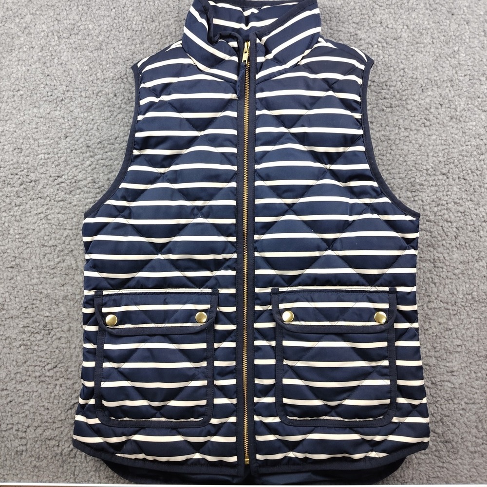 J.Crew Puffer Vest Quilted Down Feather Filled Size‎ XS Women's